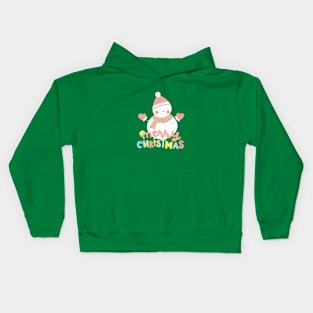 Cute Snowman Merry Christmas Kids Hoodie